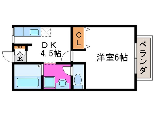 ハイメント桂の物件間取画像